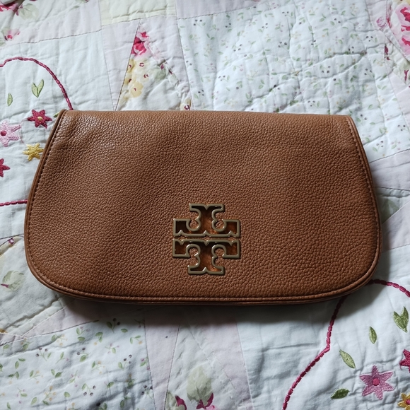 Tory Burch Camel Leather Crossbody Bag - Picture 15 of 15